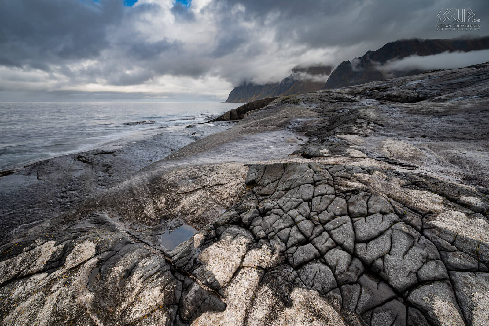 Norway - Senja - Tungeneset Selfie at a pond on Tungeneset's rocky coastline Stefan Cruysberghs
